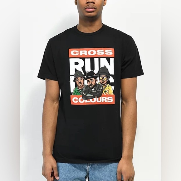 Cross Colours Other - Men’s Cross Colours x Run DMC BBoyz Graphic Tee - Black